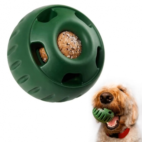 Silicone mold pet food treat ball for dog