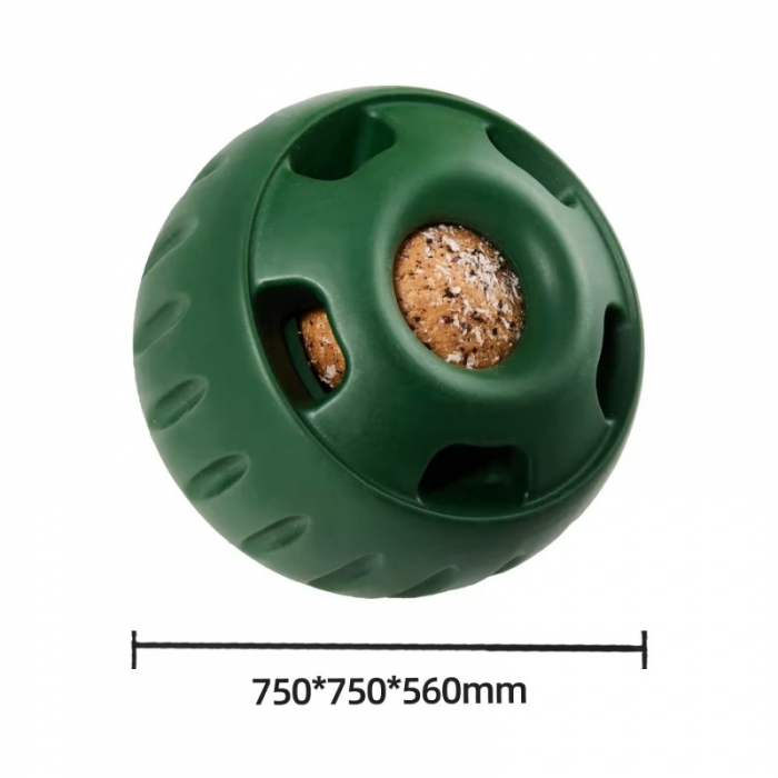 Silicone mold pet food treat ball for dog