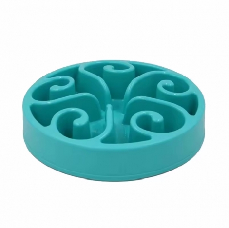 Silicone pet feeding plate