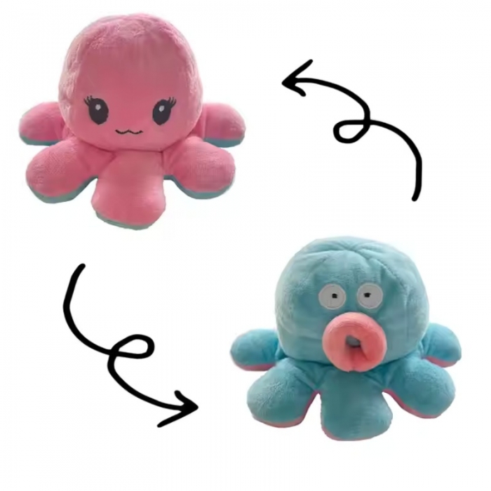 Cute Plush Inverted Pout Octopus