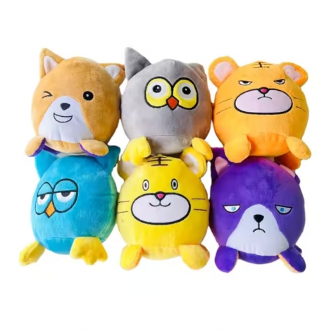 Animal Shaped Interactive Plush Dog Toys For Chewing