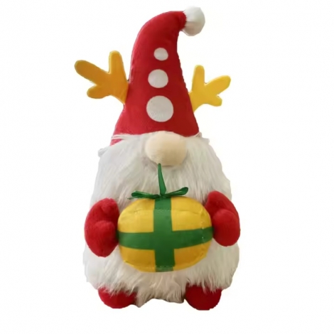 Christmas Plush Dog Soft Toy Squeaky Toys
