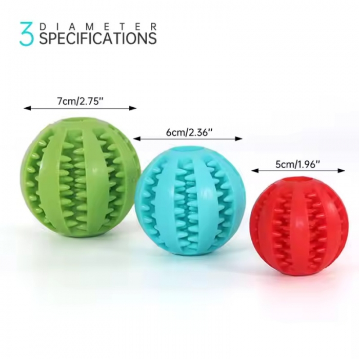 Customized Logo Multiple Colors Rubber Dog Interactive Chew Toys