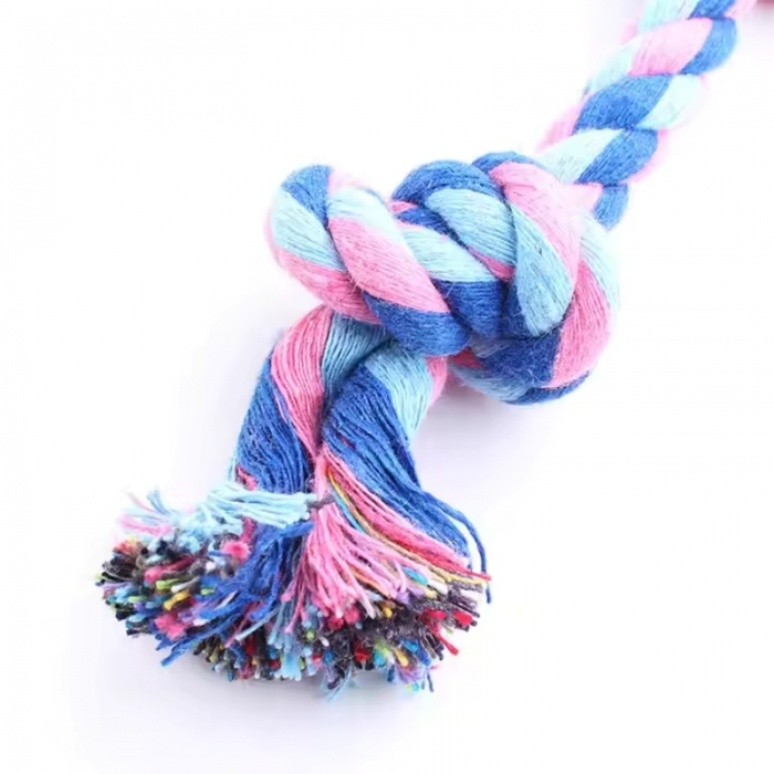 The Pet Toys Dogs And Cats Bite Rope Double Knot Anti- Bite Cotton Molar