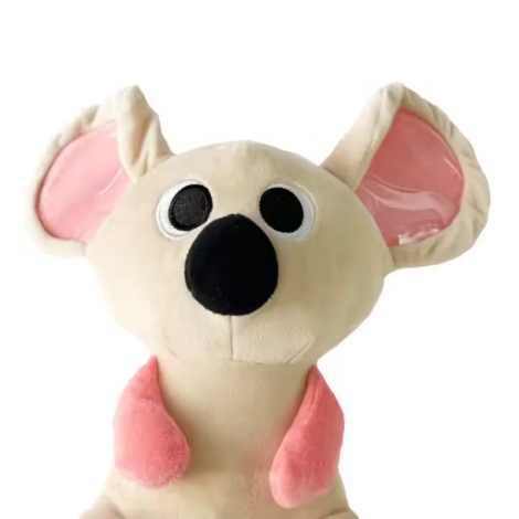 Stuffed Koala Shaped TPR Plush Dog Toys Squeaky Interactive Dog Toy