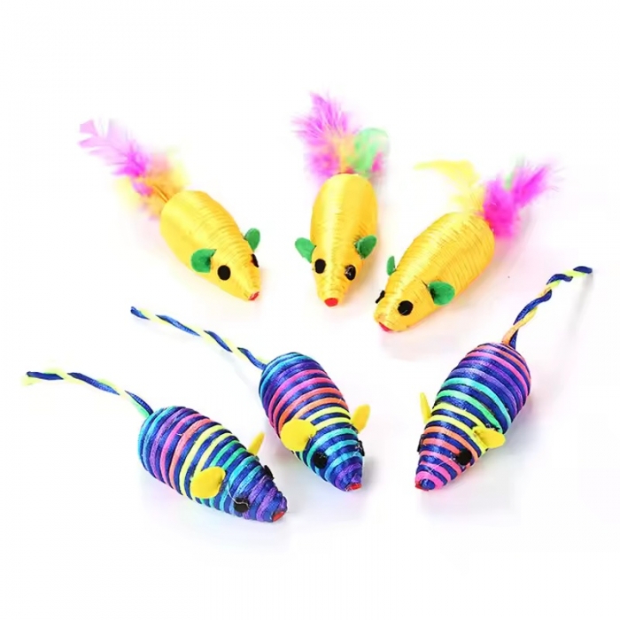 Cat Rope Mouse Cat Clean Teeth Training Interactive Cat Toy Set