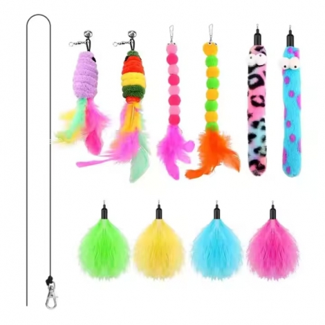 Interactive Cat Toys with Bell for Indoor Cats Kitten