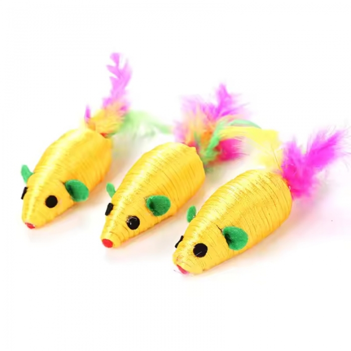 Cat Rope Mouse Cat Clean Teeth Training Interactive Cat Toy Set