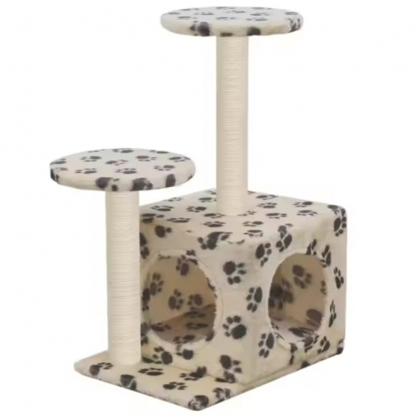 Durable Cat Tree Sisal Scratching Post House Condo