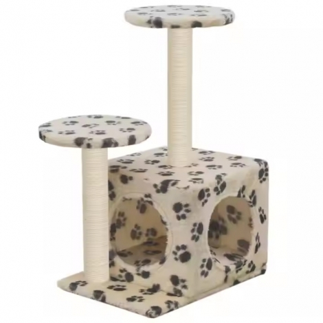 Durable Cat Tree Sisal Scratching Post House Condo
