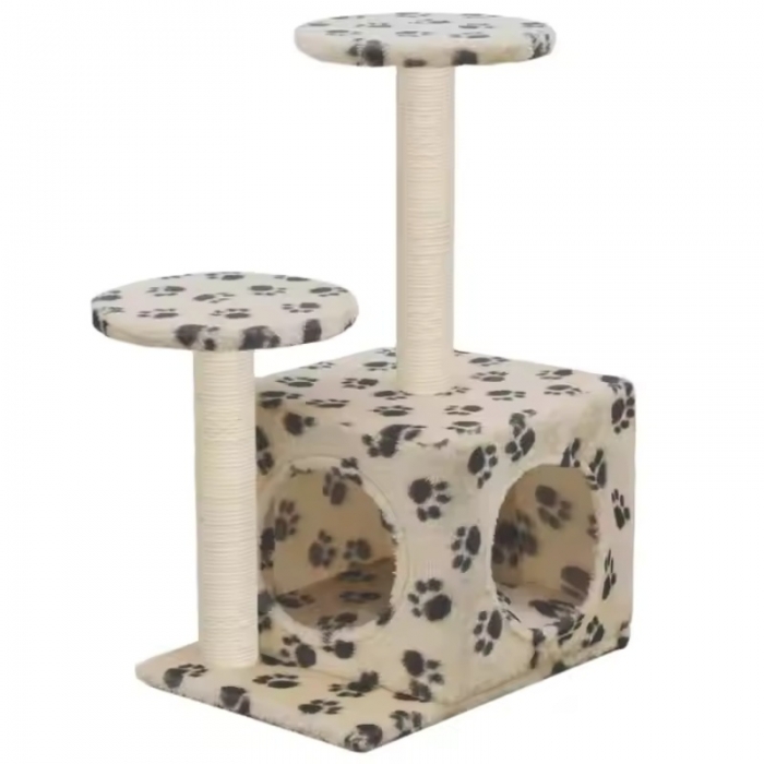 Durable Cat Tree Sisal Scratching Post House Condo