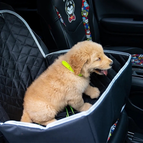 Foldable Oxford Pet Dog Car Front Seat Cover