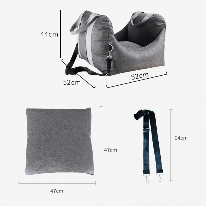 Multifunctional Portable Dog Car Seat Bed