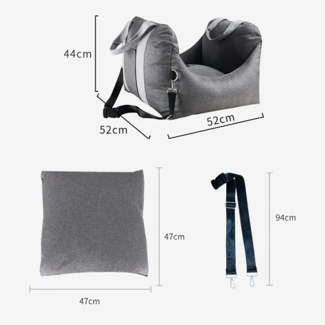 Multifunctional Portable Dog Car Seat Bed