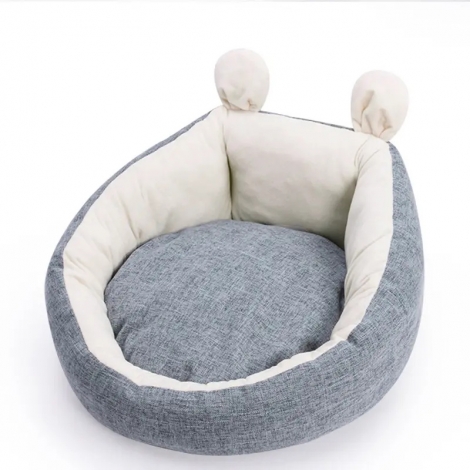 Warm Cute Small Dog Cat Bed with Ear