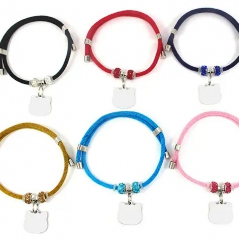 Multi-colors Adjustable Cat Dog Collar with Id Tag